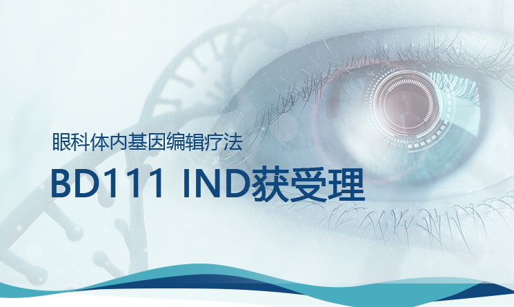 香港黄大仙49559VLP眼科体内基因编辑疗法BD111注射液IND获得受理