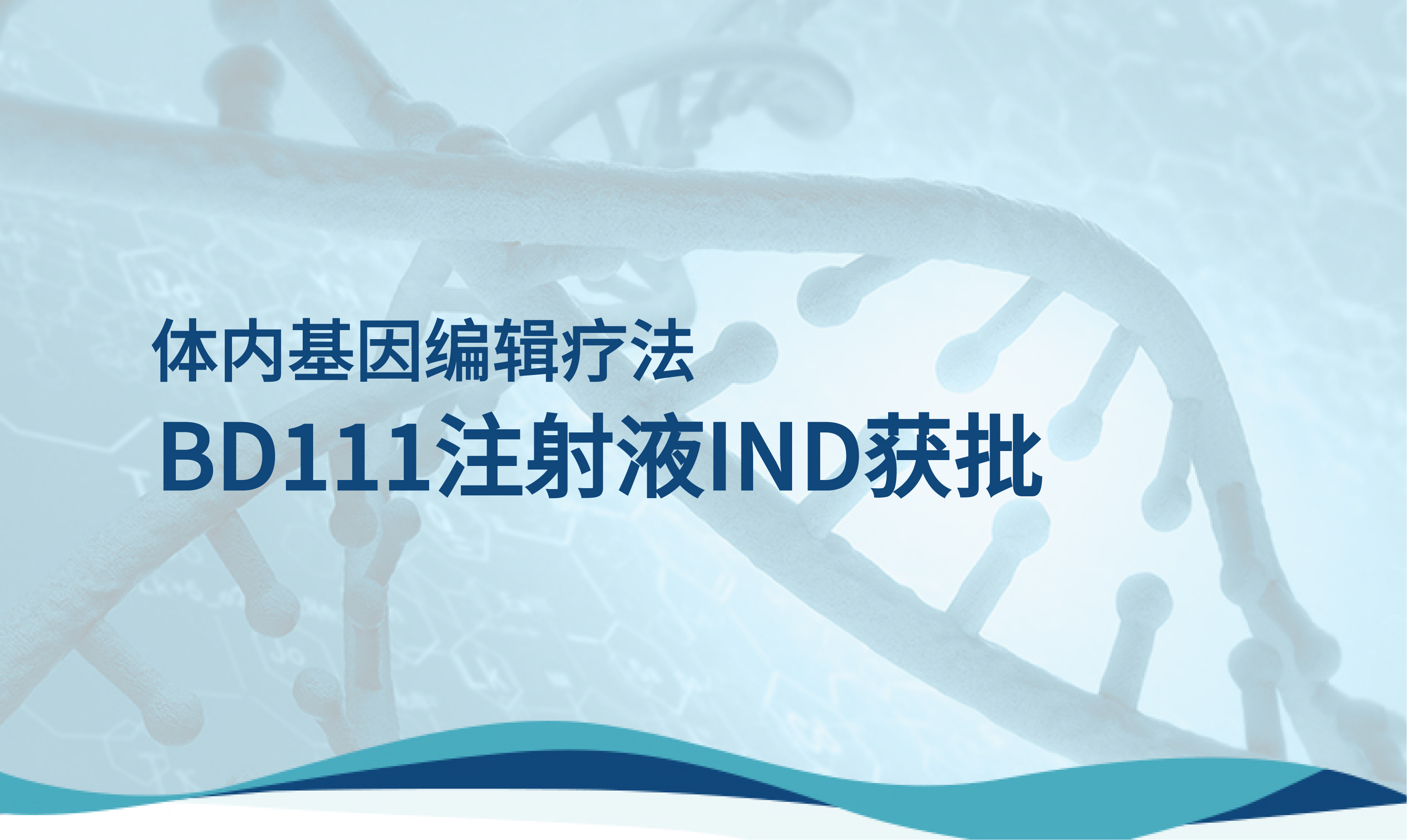 全球首款 | 香港黄大仙49559VLP体内基因编辑疗法BD111注射液IND获批